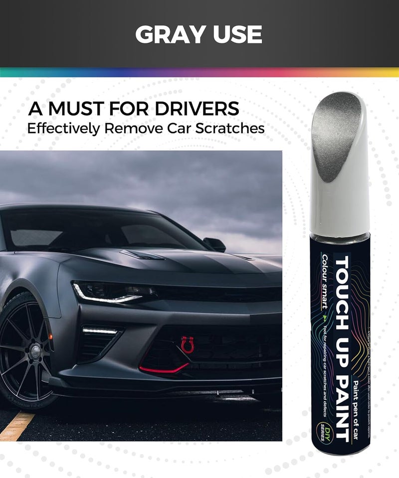 UBOG Touch Up Paint Pen,Touch Up Paint for Cars,Car Accessories Car Touch Up Paint, Automotive Paint Pen Scratch Repair,Car Remover Scratch Paint Pen,Car Paint Pen for Erase Car Scratches (Gray) - Image 5